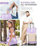 Dance Gym Duffel Bag Gifts for Girls Teen (Purple / T)