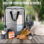 4 Pack Gray Moving Bags W (Gray / 4 Pack Large)
