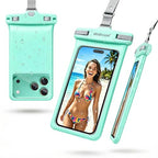 Waterproof Phone Pouch (1 Pack - Crystal Green7.0")
