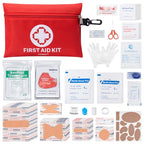 150 Pcs Mini Travel First Aid Kit for Travel (150PCS)