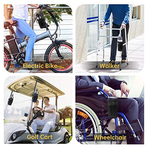 2Pack Cup Holder for Bike (Black)