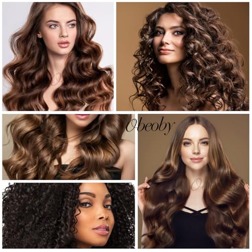 4 Sizes Self Grip Hair Rollers Set (Multi-colored)