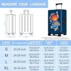 Sunset Luggage Cover Washable Suitcase Protector Anti (Sunset / M(24-26inch suitcase))