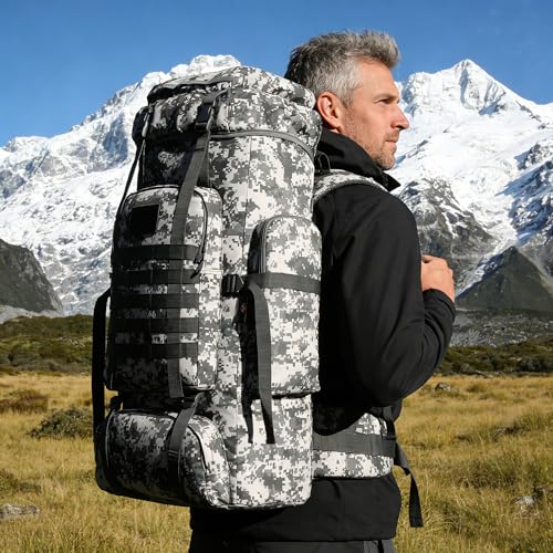 Hiking Backpack for Men 70L (70l-graycamo)