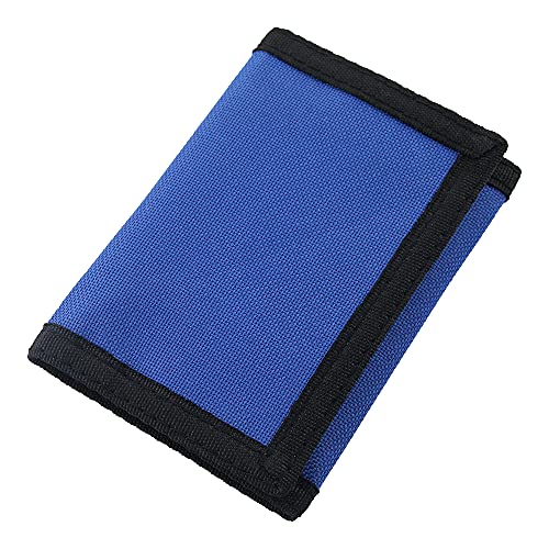 RFID Blocking Canvas Wallet for Men and Women (Navy Blue)
