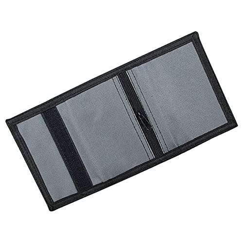 RFID Blocking Canvas Wallet for Men and Women (Grey)
