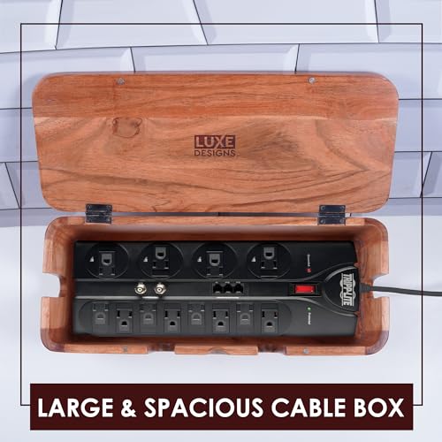 Cable Management Box (Large - Front Slots)