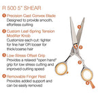 Centrix Roc It Dog 5" Hair Cutting Shears & 30T Thinning Scissors (R 500 & RT 30)