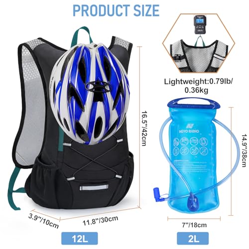 Lightweight Hydration Backpack (12L Green)