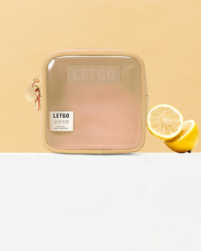LETGO Clear Makeup Bags Small-Mini Comestic Bag, Cute Cosmetic Pouch - Image 6
