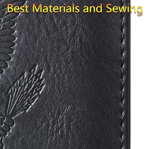 Passport Holder for Travel (120#Black)