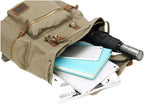 AUGUR High Capacity Canvas Vintage Backpack - Image 5