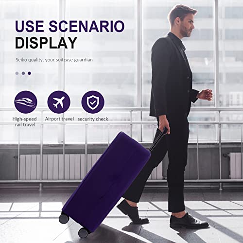 Travel Luggage Cover (Purple / 30-31 inch)