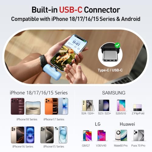 Portable Charger 5500mAh Next (Baby Blue)