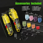 Professional Hair Clippers for Woman (Yellow Set)