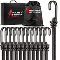 Ultimate Outdoor Bungee Cord Assortment (12 Piece - 72" Double-J Hook)
