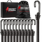 Ultimate Outdoor Bungee Cord Assortment (12 Piece - 72" Double-J Hook)