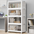 240Qt Stackable Storage Bins with Lid (White / 60QT-4Pack)