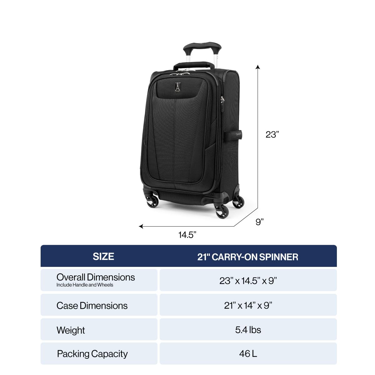 Maxlite 5 Softside Carry (Carry-on 21-Inch / Black)