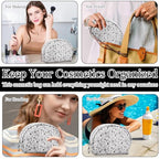 12 Pieces Small Cosmetic Bags (12pcs Gray S)