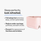 Dore & Rose Deep Sleep Mask Light Blocking, 23 Momme Mulberry Silk Eye Mask - Image 2