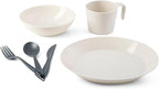 GSI Outdoors Cascadian 1 Person Table Set I 6-Piece Camping, Backpacking Mess by GSIOutdoors