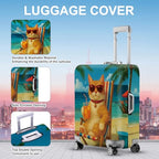 Summer Cat Luggage Cover (#36 / L(fits 28-30Inch suitcase))