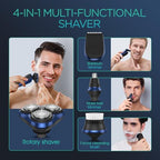 Electric Razor for Men Wet & Dry (Blue)