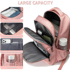 Laptop Backpack with Pencil Case (Medium / S-pink-pencil Case)