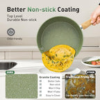 30pcs Pots and Pans (30 PCS Cookware Set / Green)