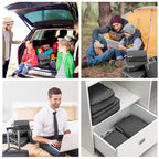 Compression Packing Cubes (4-Deep Gray / 4 Set)