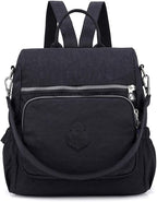 MINTEGRA Women Shoulder Backpack Multi-Pocket Nylon Purse Large Capacity by MINTEGRA