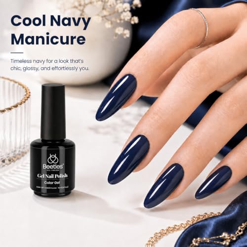 Beetles Blue Gel Nail Polish (D - Creme Blue | Eclipse Blue)