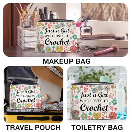 Gifts for Crochet Lovers Crocheters Cosmetic Bag (Crochet Lovers)