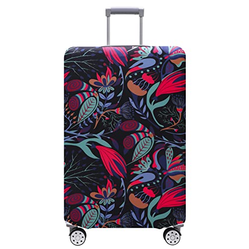 Travelkin Luggage Covers For Suitcase Tsa Approved Suitcase Cover Protector (Flourish / S)
