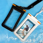 IPX8 Floating Waterproof Dry Bag 2 (black+white+ Orange)
