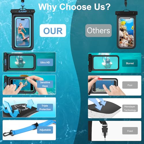 Waterproof Phone Pouch Floating (Blue*2)