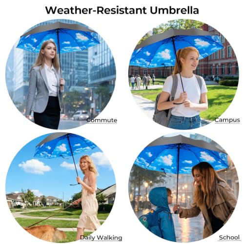 Compact Travel Umbrella (High clouds (Auto) / 44 inches)