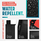 Neck Wallet Travel Pouch For Passport Holder And Documents (Black)