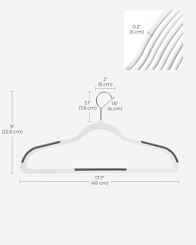 SONGMICS Clothes Hangers, Space-Saving - Image 7