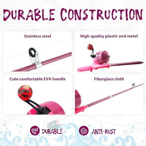 Kids Fishing Pole (pink)