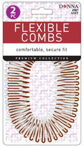 DONNA SIDE, POCKET & FLEXIBLE COMBS Great for All Hair Type, Hair Styling Comb for Women, Men Convenient to Use Everyday