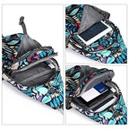 Sling Bag for Men Women (Maple Leaf Blue)