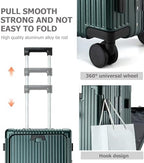 feilario 20in Aluminium Frame PC Hard Shell Spinner Wheels Luggage, Built-In - Image 6