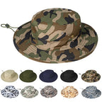 Sun Hats for Men Women Safari Hat Foldable Fishing Hat UPF 50+ Bucket Hat (1pack-green1 Camo)