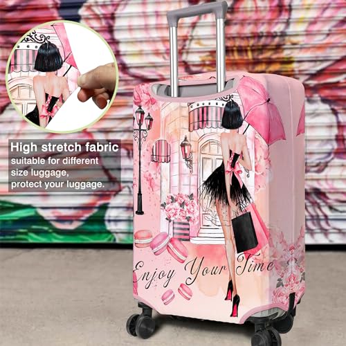Travel Luggage Cover Suitcase Protector Fits 18 (D-1 / S(18-20in))