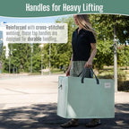 Heavy Duty Moving Bags (Light Green / 27 Gallon-4 Pack)