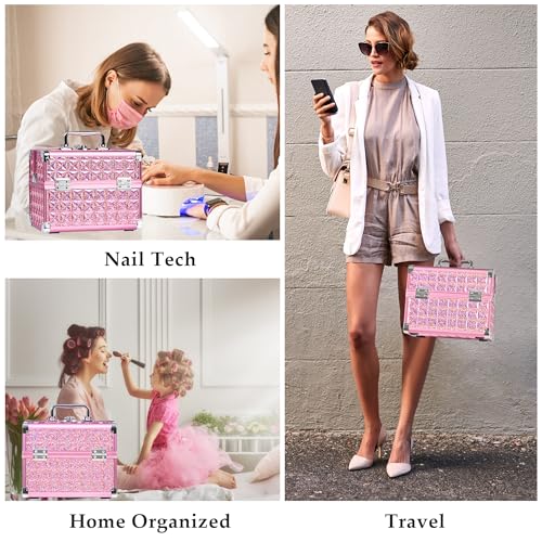 Makeup Case Organizer (Pink)