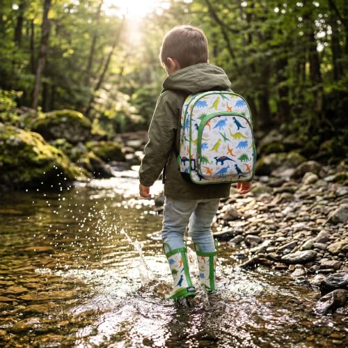 12 Inch Preschool Backpack for Kids (12.5 x 10 x 4.5 in / Dinosaur Adventures)