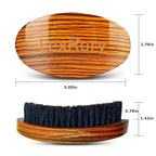 Curved Wave Brush for Men 360 (Stripes Yellow)
